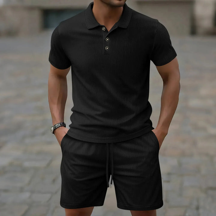 Pryce - Letvægts herresæt med polo og shorts