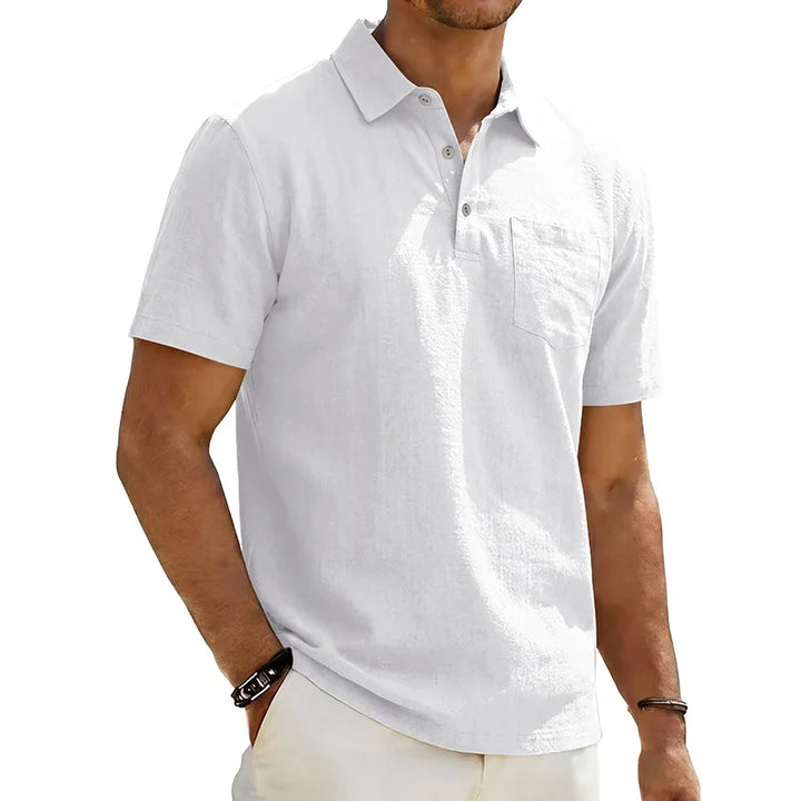 Grafton - Kortærmet poloshirt med struktur
