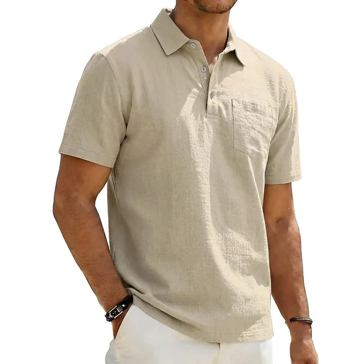 Grafton - Kortærmet poloshirt med struktur