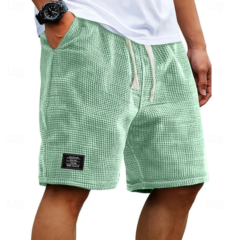 Godwin - Åndbare shorts i vaffelstof