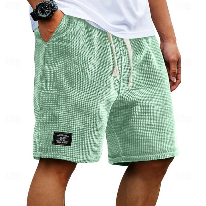 Godwin - Åndbare shorts i vaffelstof