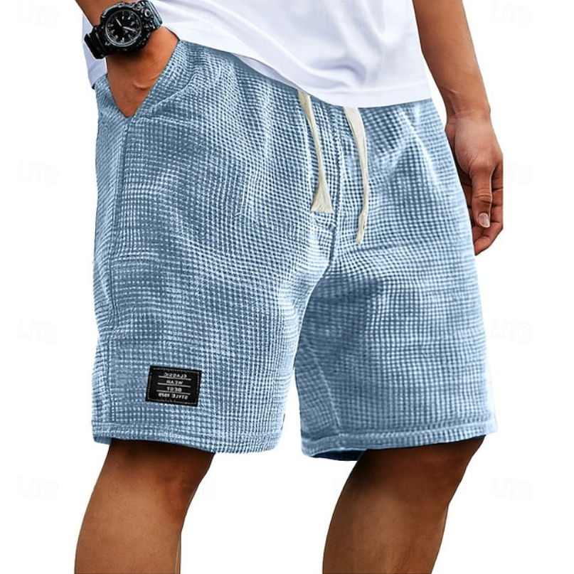 Godwin - Åndbare shorts i vaffelstof