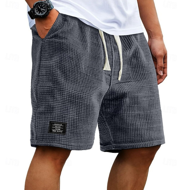 Godwin - Åndbare shorts i vaffelstof