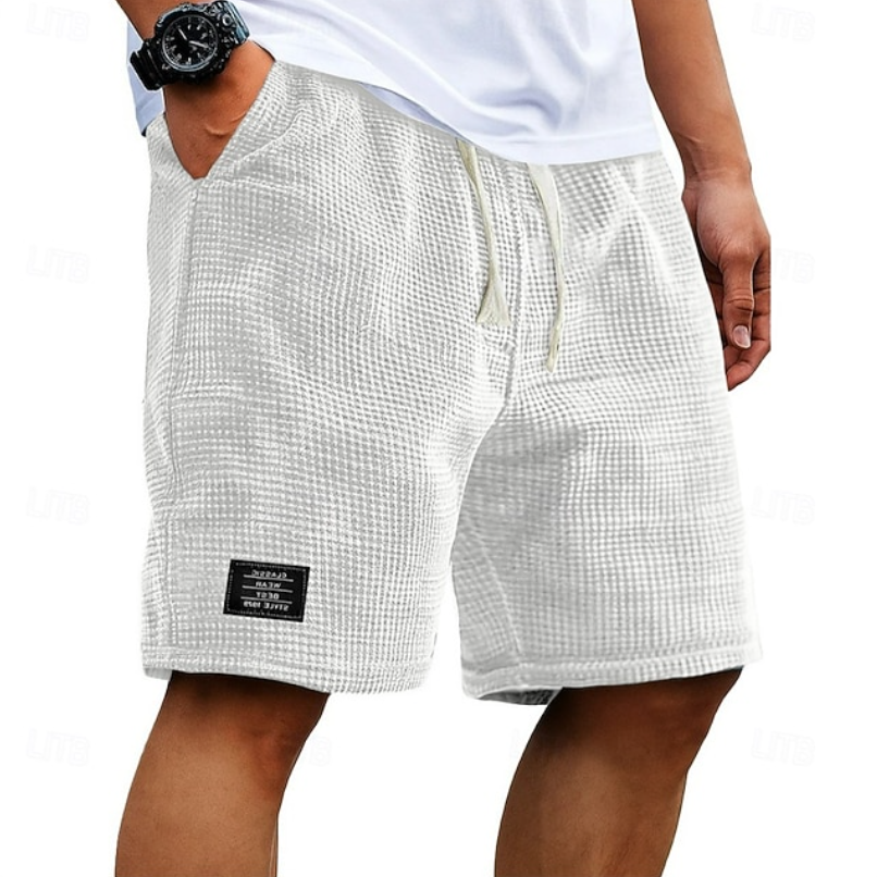 Godwin - Åndbare shorts i vaffelstof