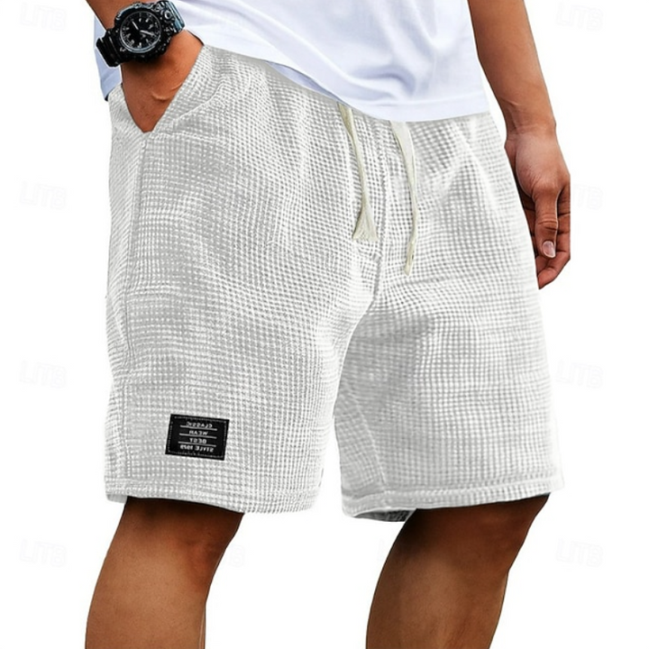 Godwin - Åndbare shorts i vaffelstof