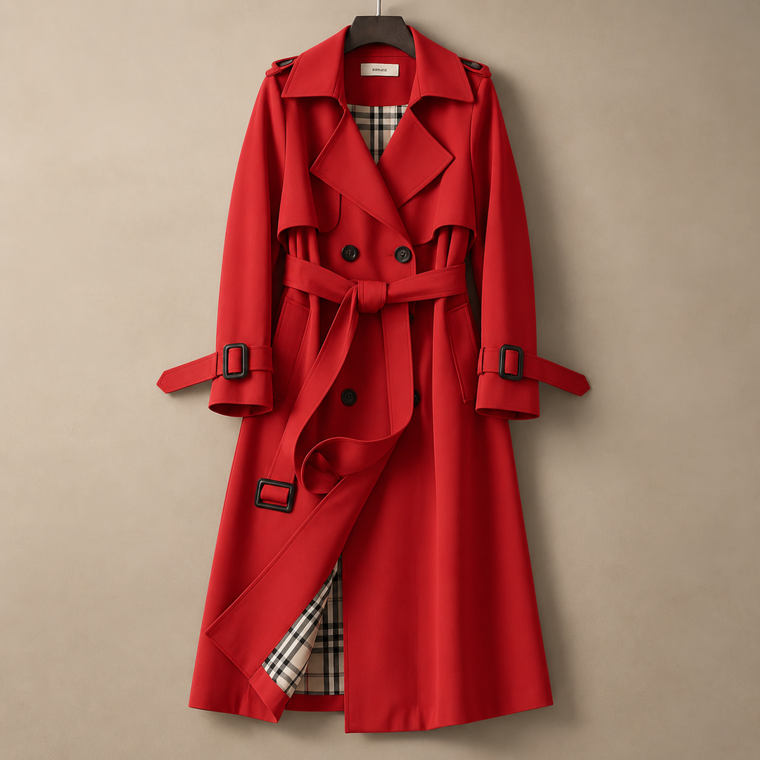 Lila - Figursyet trenchcoat
