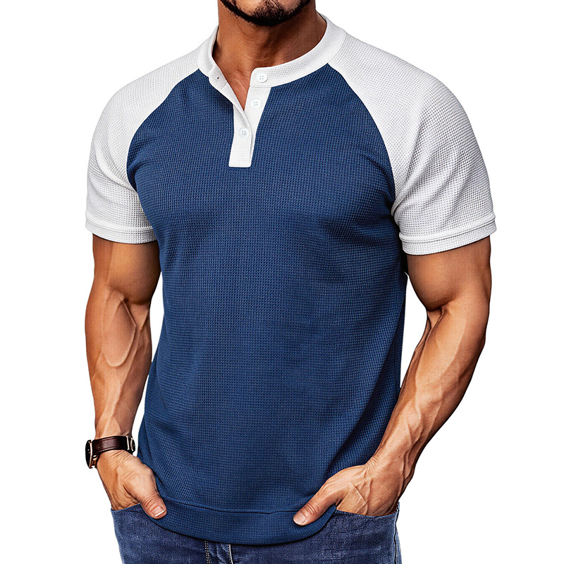 Arbor - Tekstureret vaffelstrikket poloshirt
