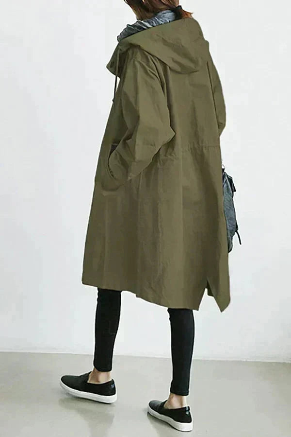 Lyonesse - Vandafvisende oversize trenchcoat