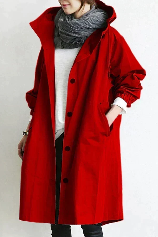 Lyonesse - Vandafvisende oversize trenchcoat