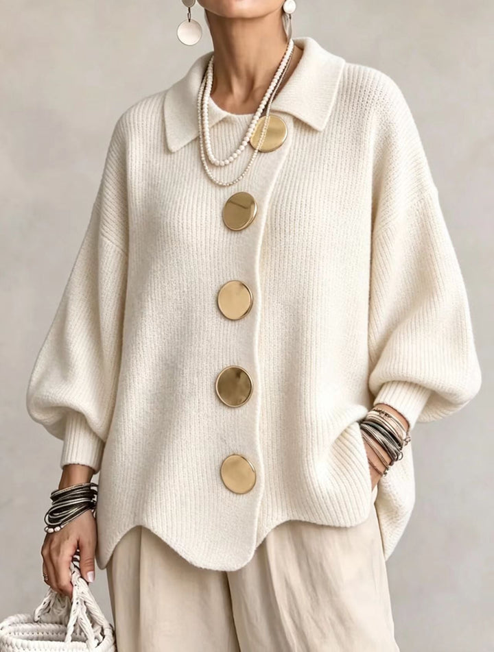 Kaelinae - Kraftig oversize cardigan