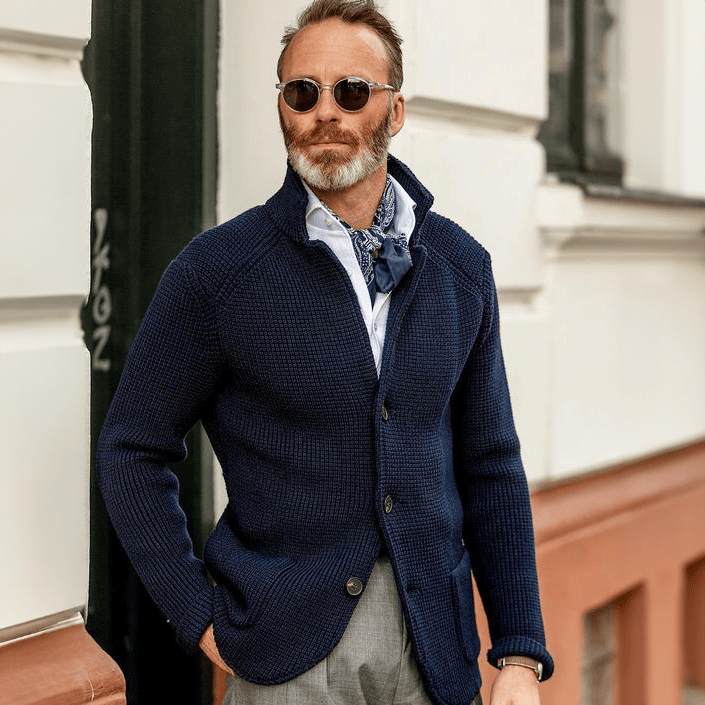 Reggie - Cardigan med knapper