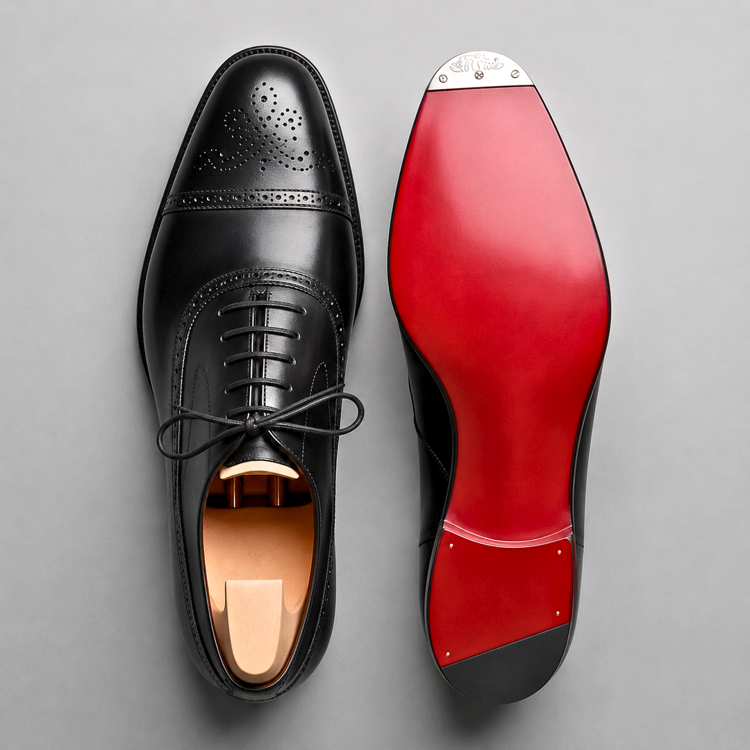 Arvid - Eksklusive Oxford-sko med cap-toe