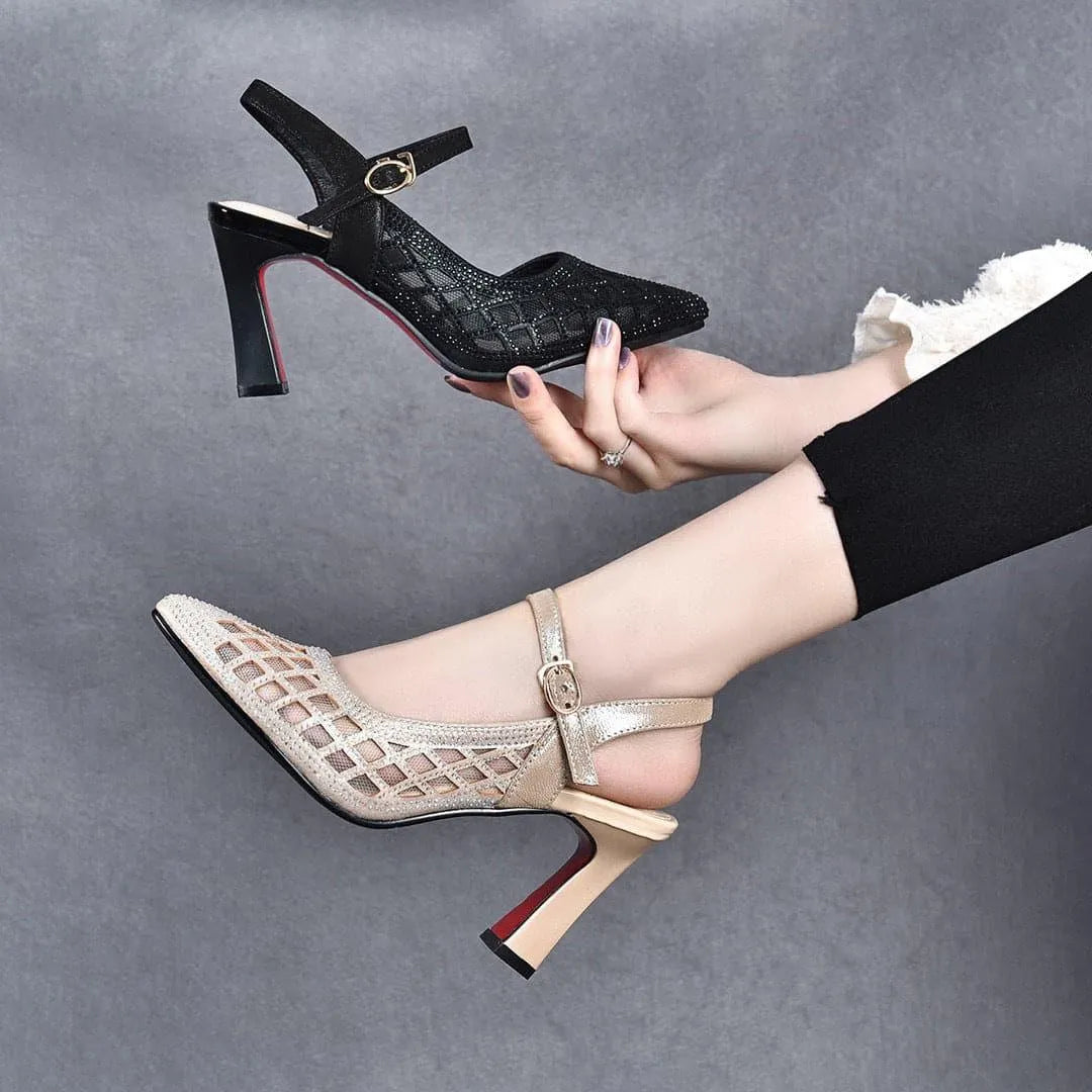 Delyse - Eksklusive pumps med blokhæl