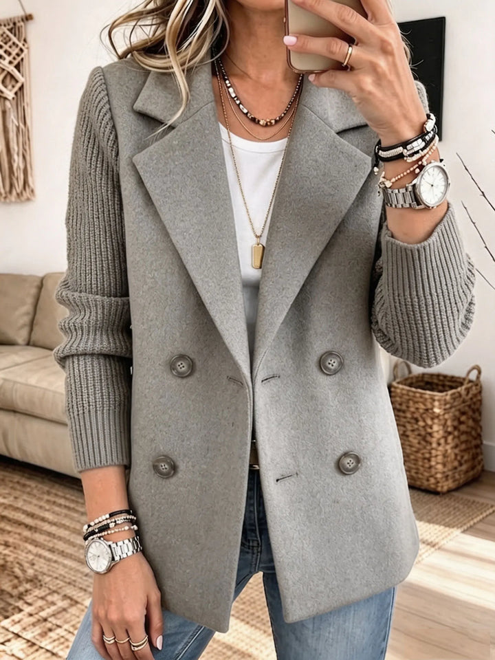 Lottie - Blød blazer i blandede materialer