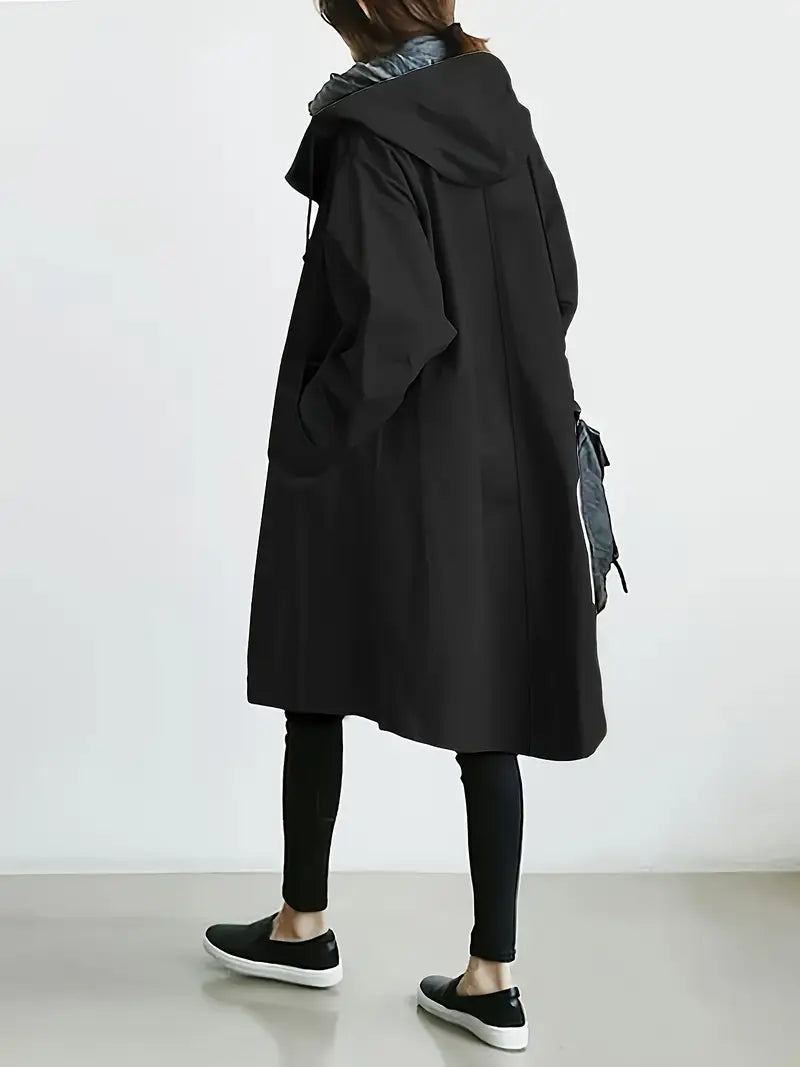 Lyonesse - Vandafvisende oversize trenchcoat