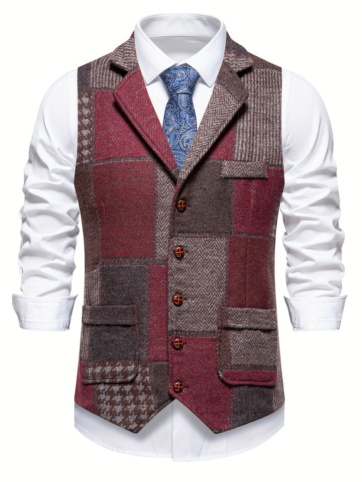 Ellis - Fiskebensmønstret vest