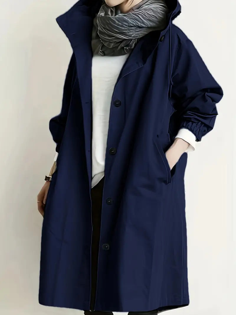 Lyonesse - Vandafvisende oversize trenchcoat