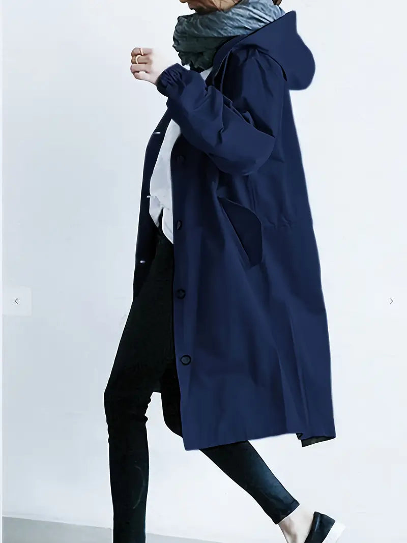 Lyonesse - Vandafvisende oversize trenchcoat