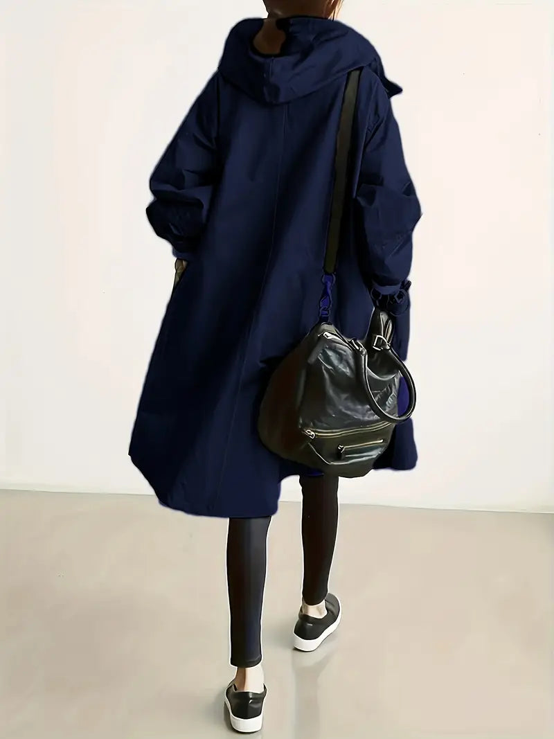 Lyonesse - Vandafvisende oversize trenchcoat
