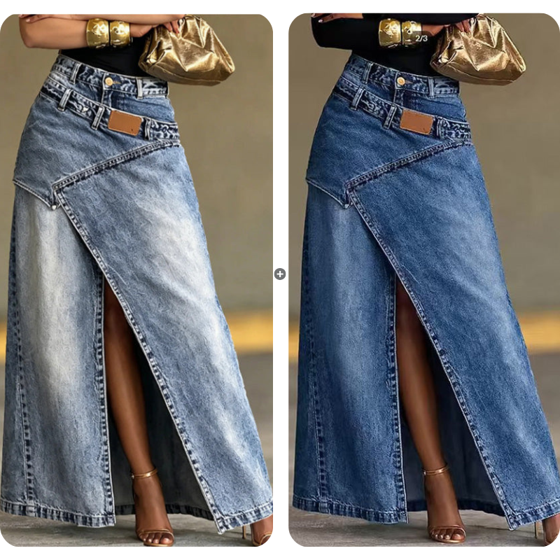 Anella - Vintagevasket Maxinederdel