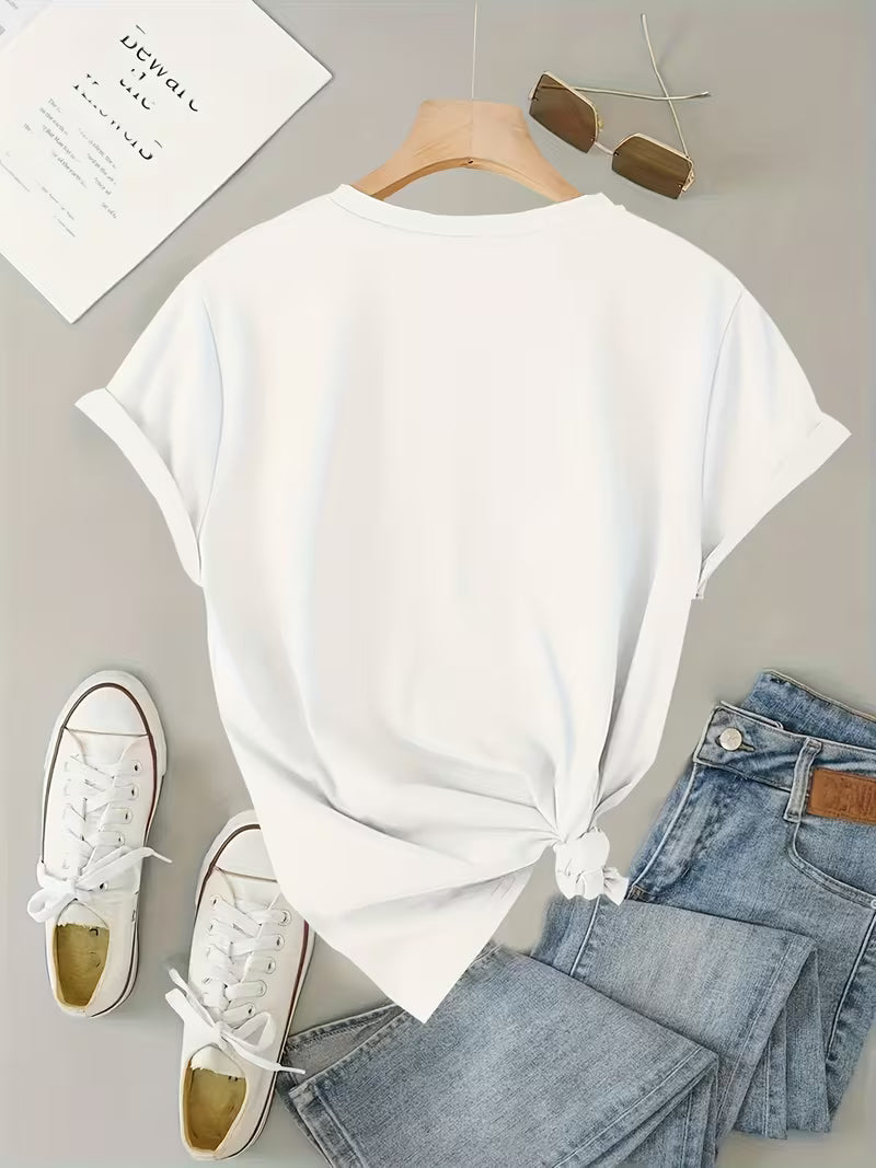Sarai - grafisk T-shirt med kaffehjerte