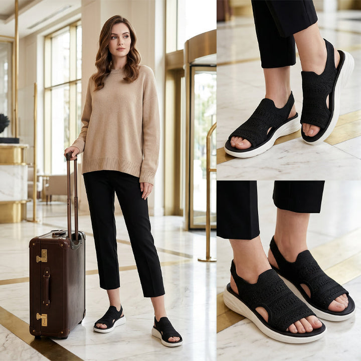 Aerin - Polstrede plateausandaler