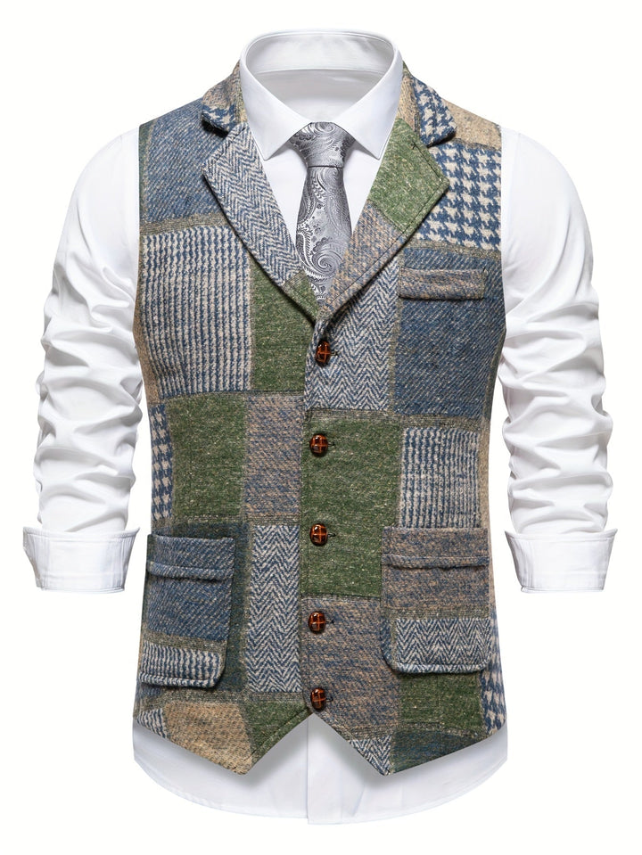 Ellis - Fiskebensmønstret vest