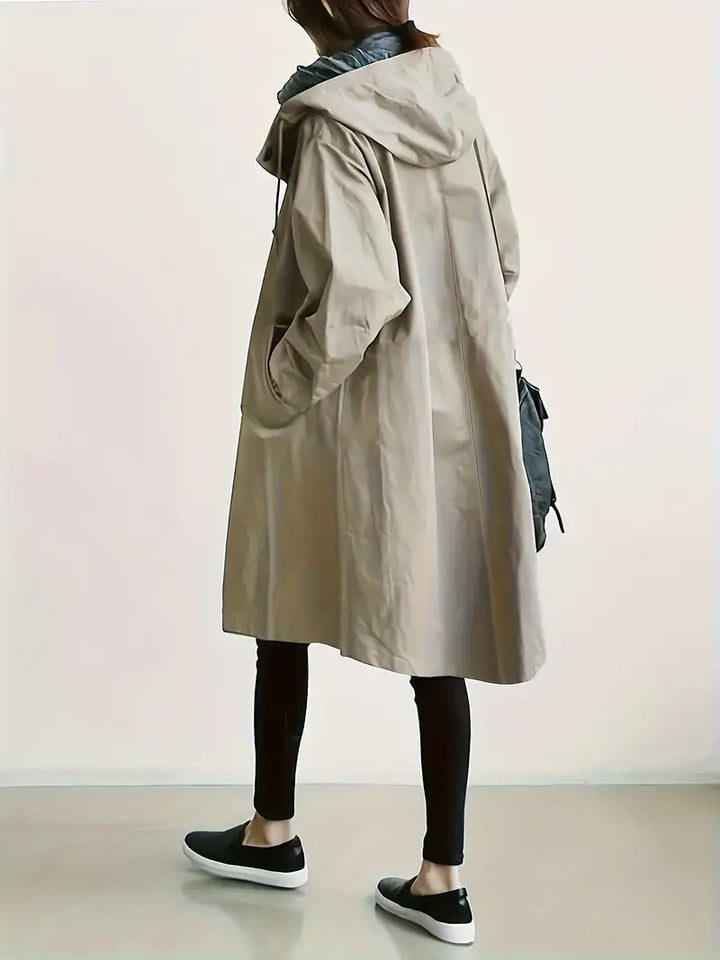 Lyonesse - Vandafvisende oversize trenchcoat