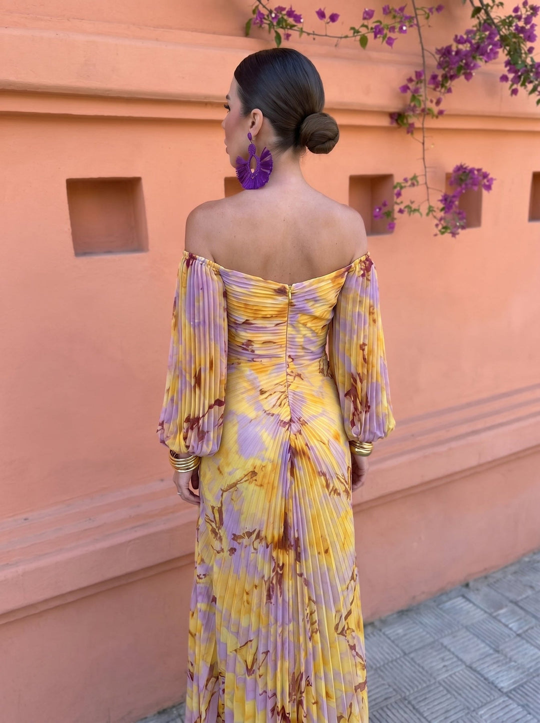 Avalora - Elegant blomstret maxikjole
