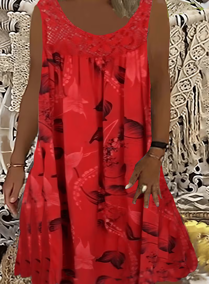 Ariadne - Elegant blomstret shiftkjole
