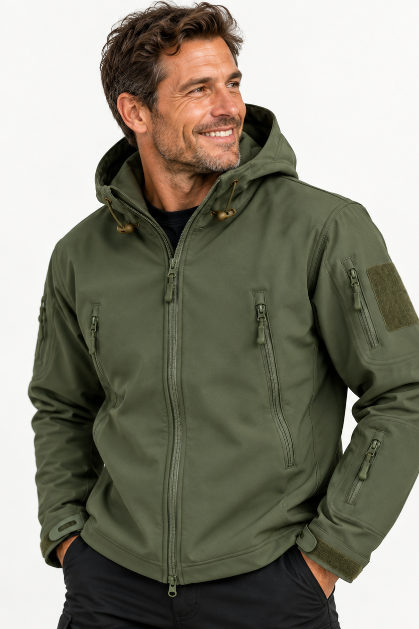 Arno - Slim-fit hættejakke