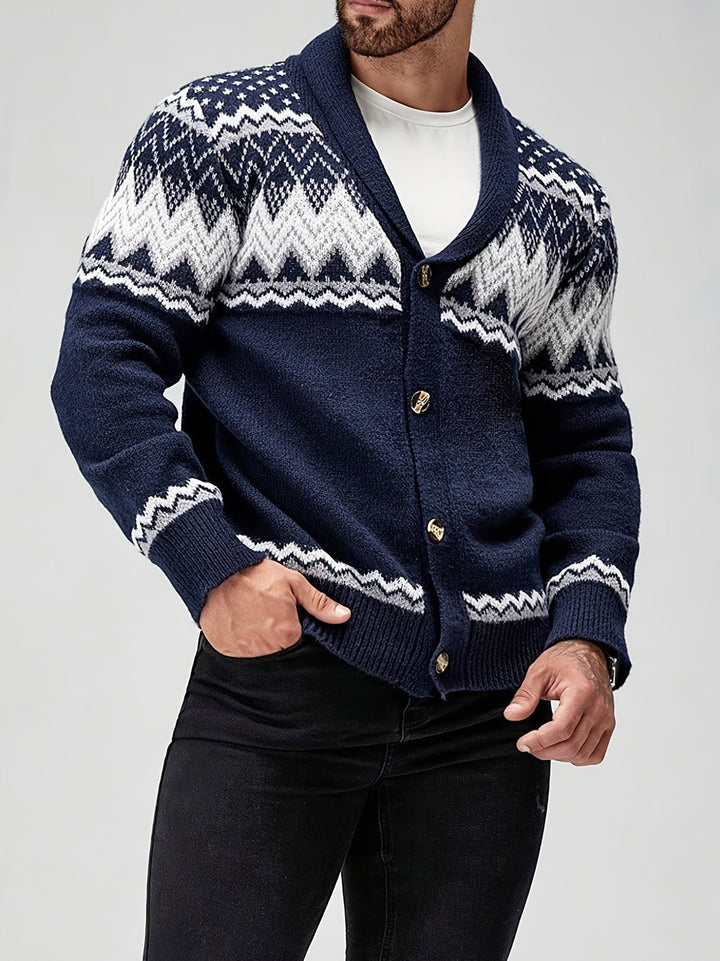 Joren - Strikket blazer med struktur