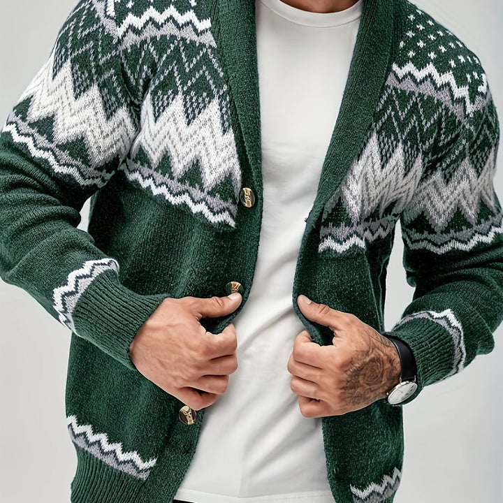 Joren - Strikket blazer med struktur