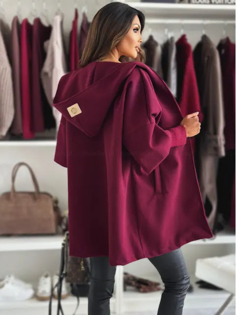 Esteliane - Afslappet cape-ærmet cardigan