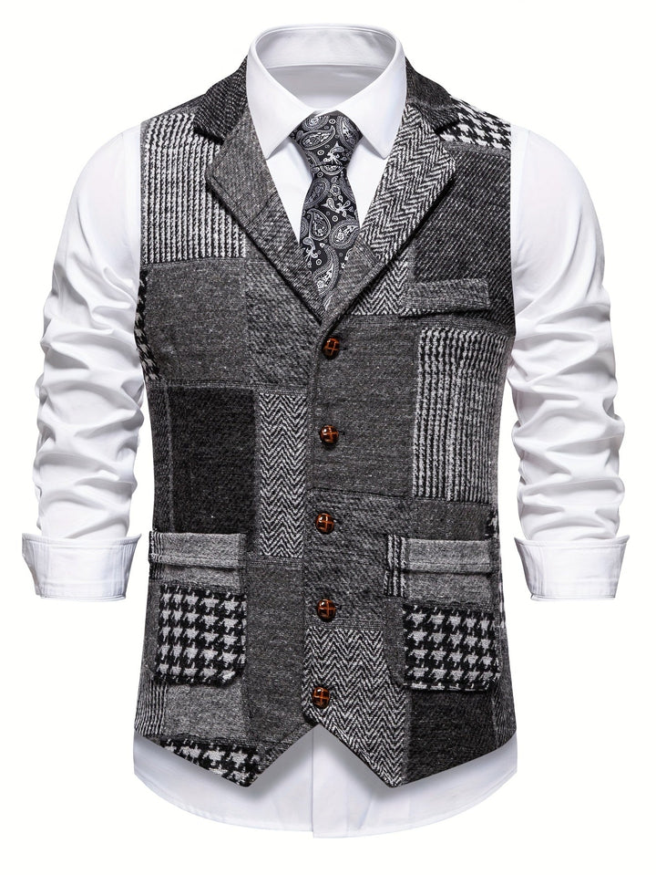 Ellis - Fiskebensmønstret vest