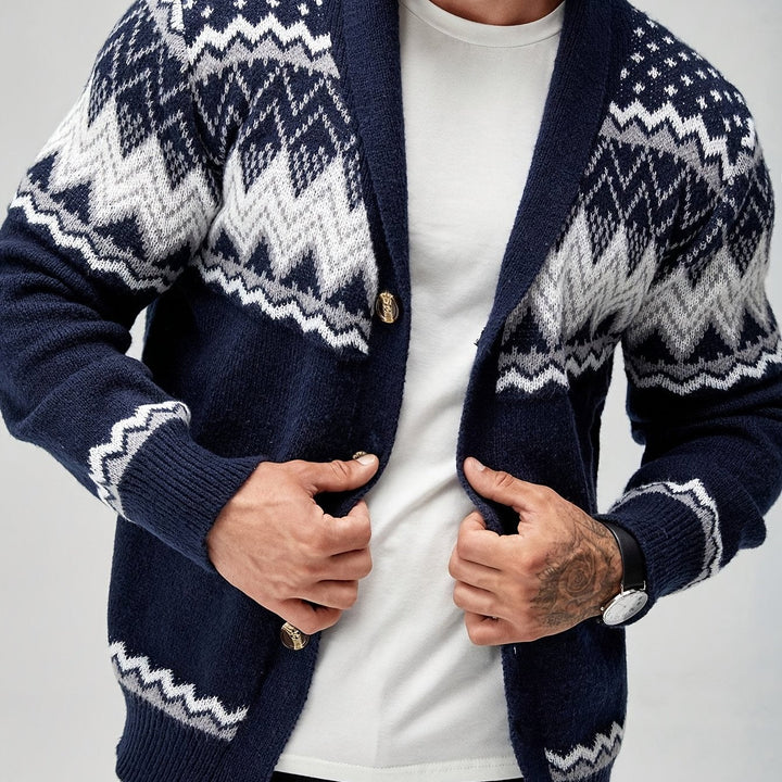 Joren - Strikket blazer med struktur
