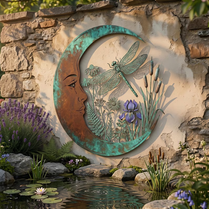 Alisette - Himlens have vægskulptur