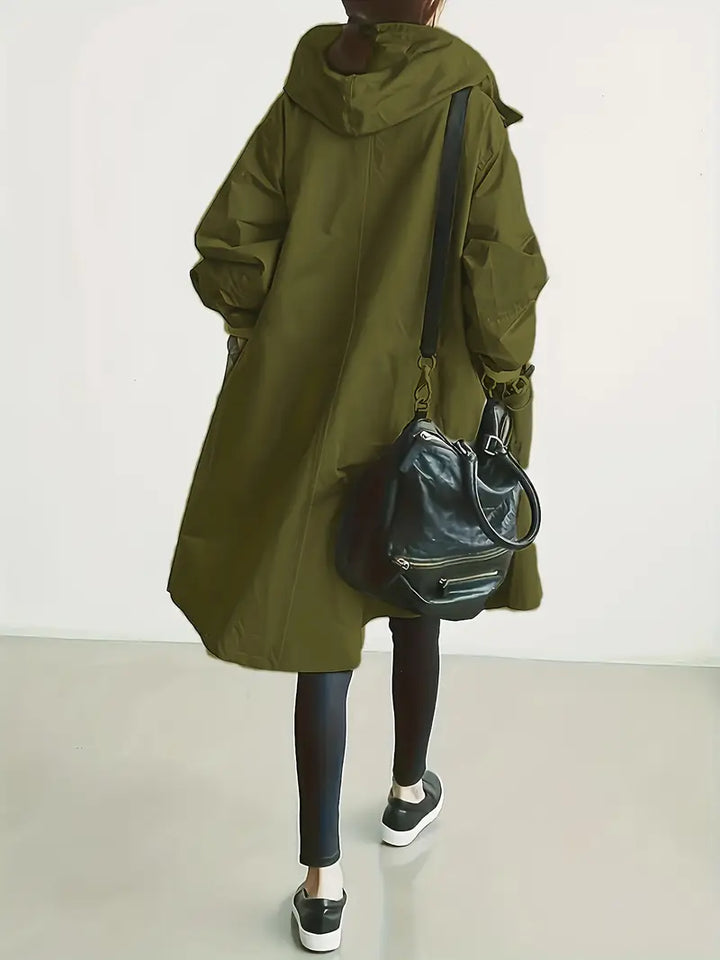 Lyonesse - Vandafvisende oversize trenchcoat