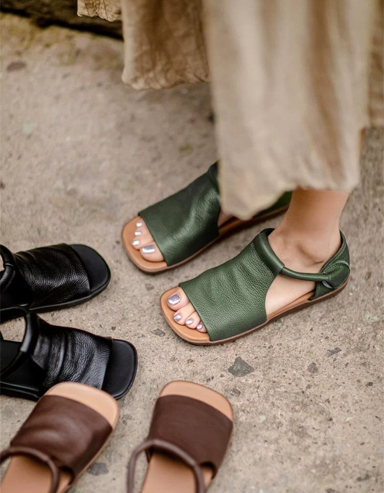 Fiorelle - Teksturerede sandaler med åben tå