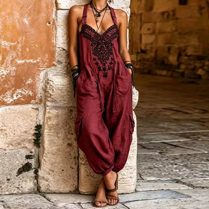 Florentia - Let linned-buksedragt