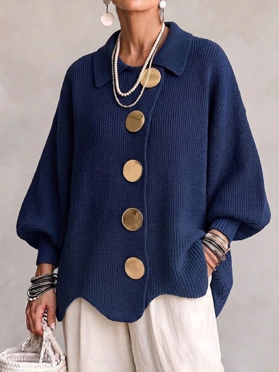 Kaelinae - Kraftig oversize cardigan