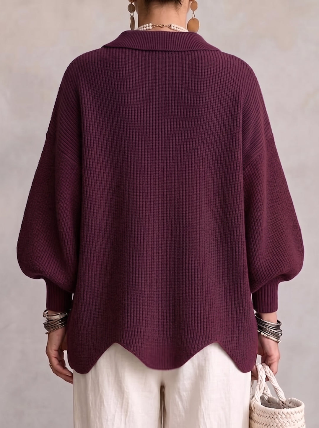 Kaelinae - Kraftig oversize cardigan