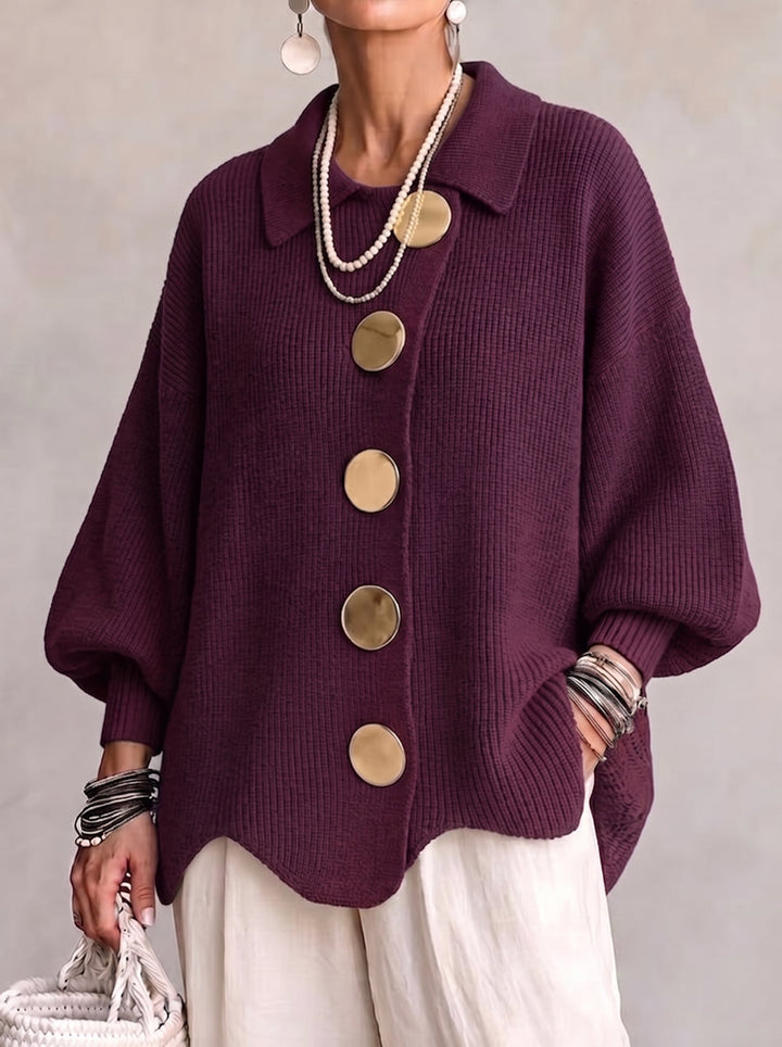 Kaelinae - Kraftig oversize cardigan