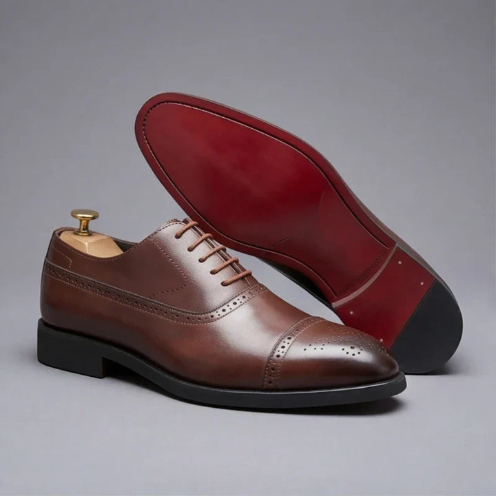 Arvid - Eksklusive Oxford-sko med cap-toe
