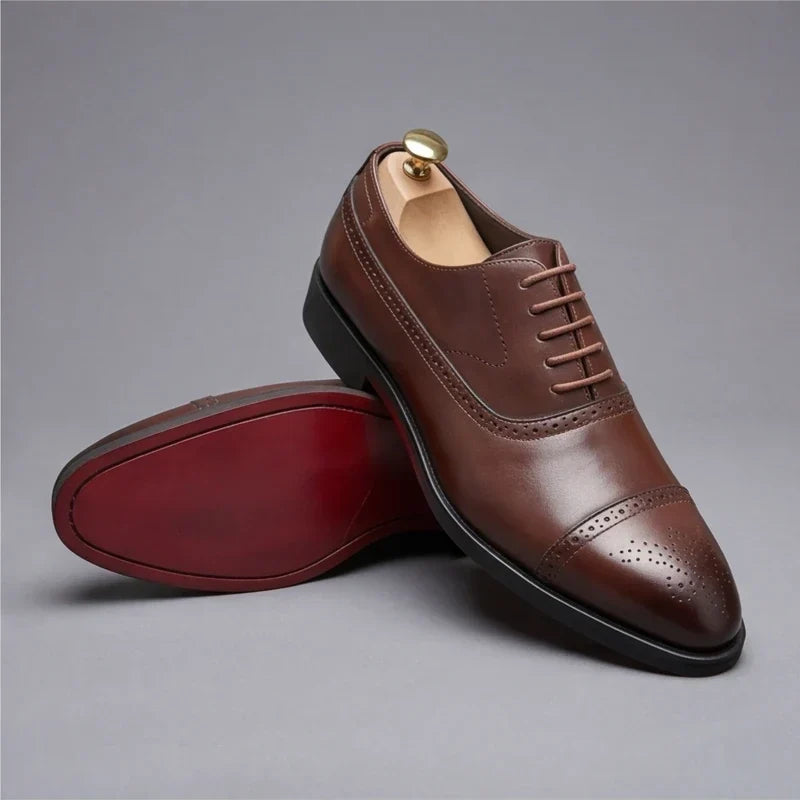 Arvid - Eksklusive Oxford-sko med cap-toe