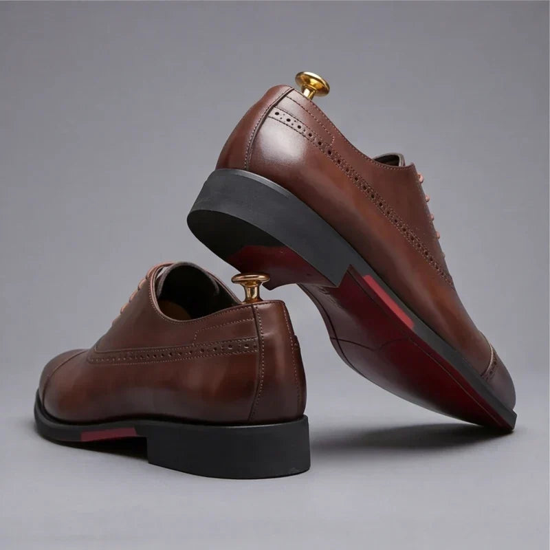 Arvid - Eksklusive Oxford-sko med cap-toe