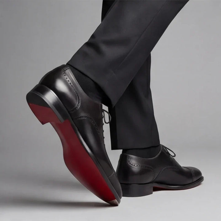 Arvid - Eksklusive Oxford-sko med cap-toe