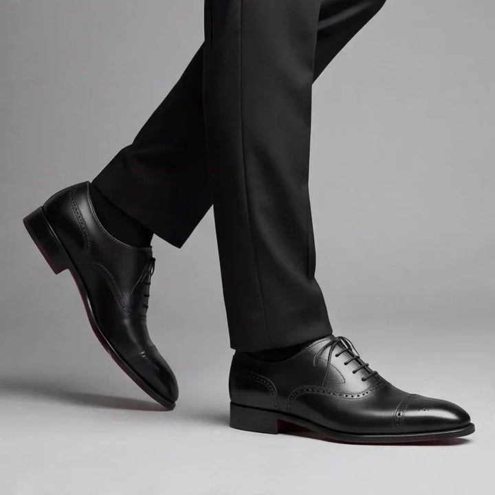 Arvid - Eksklusive Oxford-sko med cap-toe