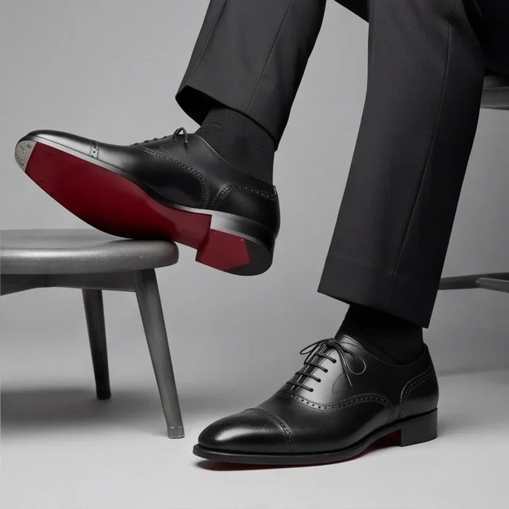 Arvid - Eksklusive Oxford-sko med cap-toe