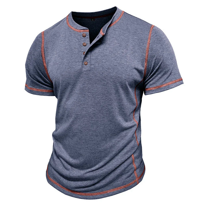 Bardwell - ultrablød Henley T-shirt